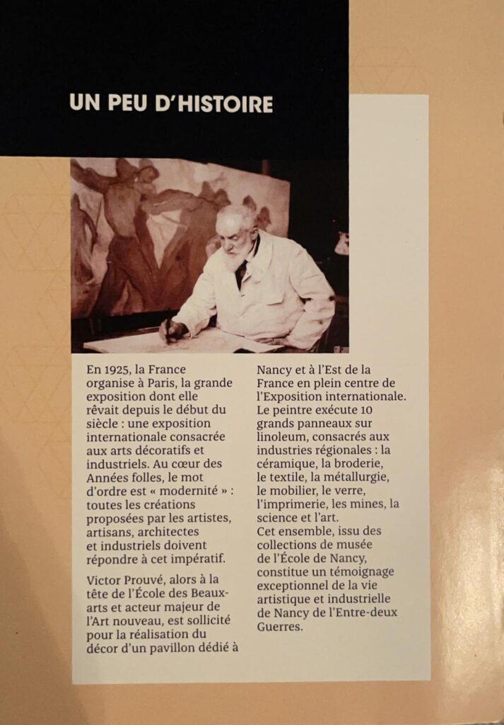 Brochure sur l'histoire des panneaux