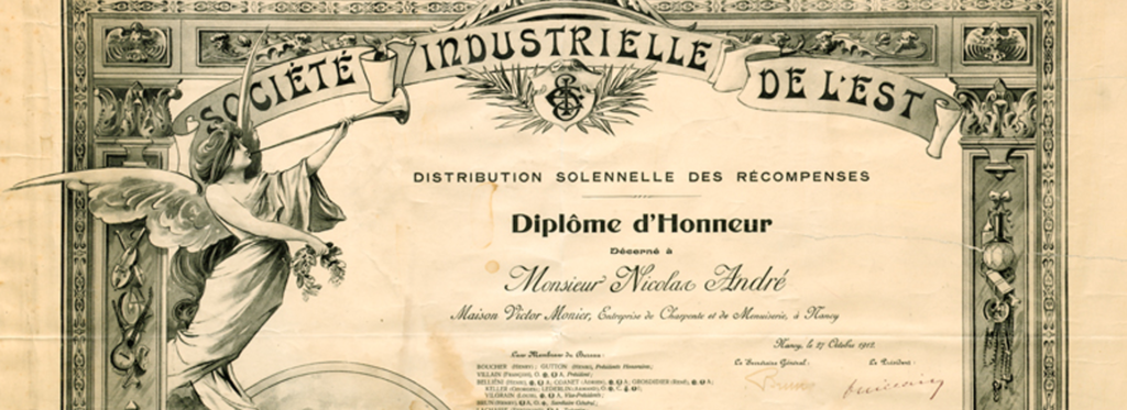 Photo de couverture Historique : Diplôme d'honneur SIE