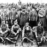 Photographie de blessés et d'invalides de la Première Guerre Mondiale