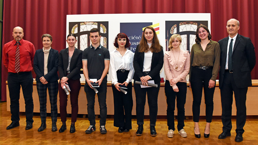 Lauréats des prix Bac Pro de la remise des prix de 2019